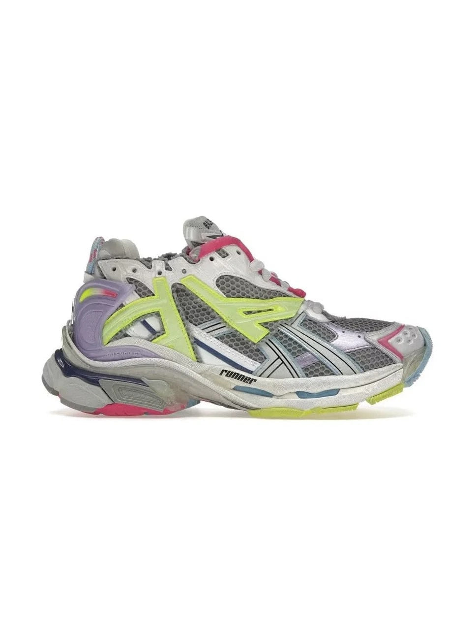 BALENCIAGA RUNNER SNEAKERS GREY PURPLE