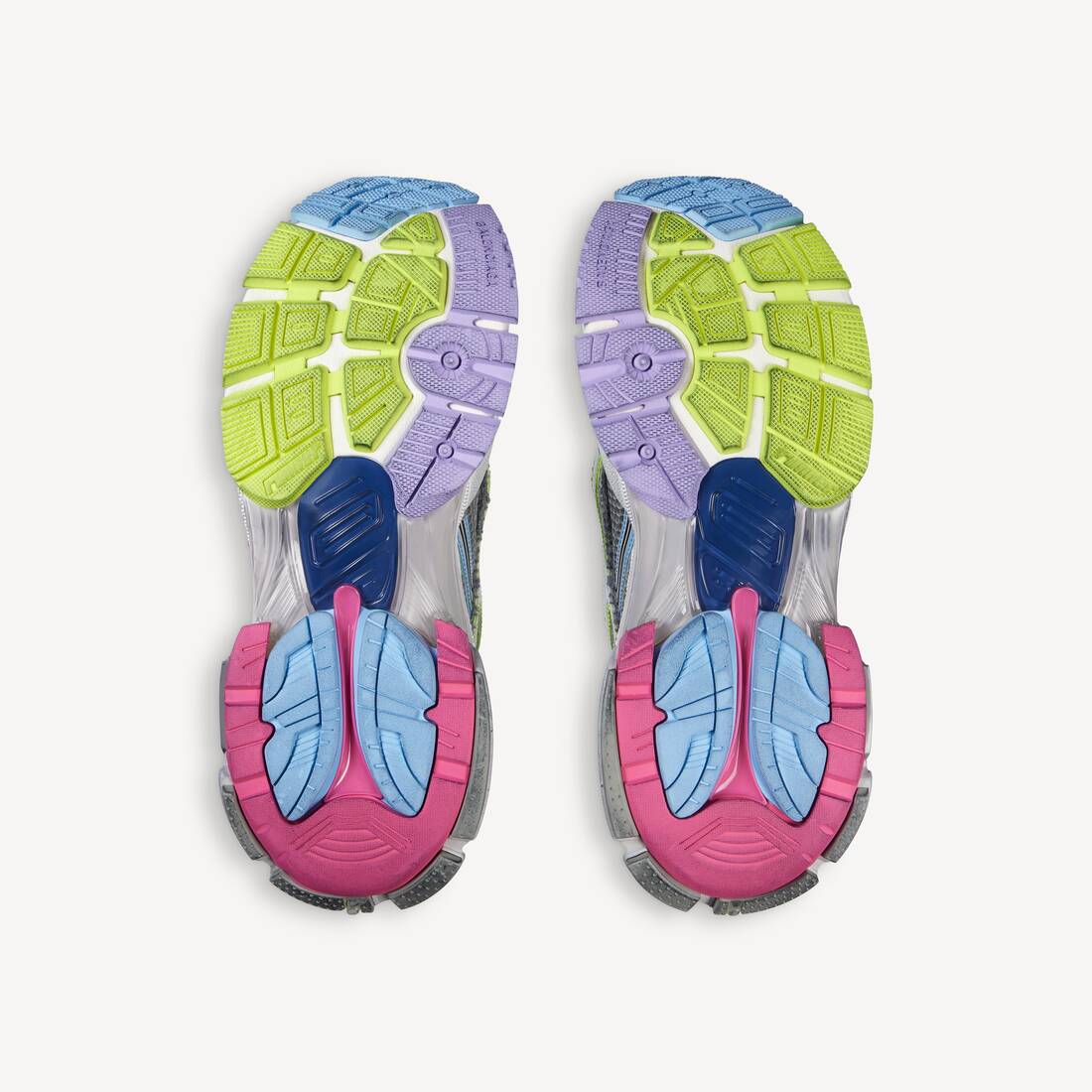 BALENCIAGA RUNNER SNEAKERS GREY PURPLE