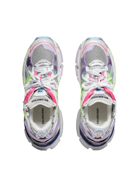 BALENCIAGA RUNNER SNEAKERS GREY PURPLE BALENCIAGA The Hype Company