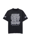 BALENCIAGA SEE NOW BUY NOW BLACK FADED T-SHIRT