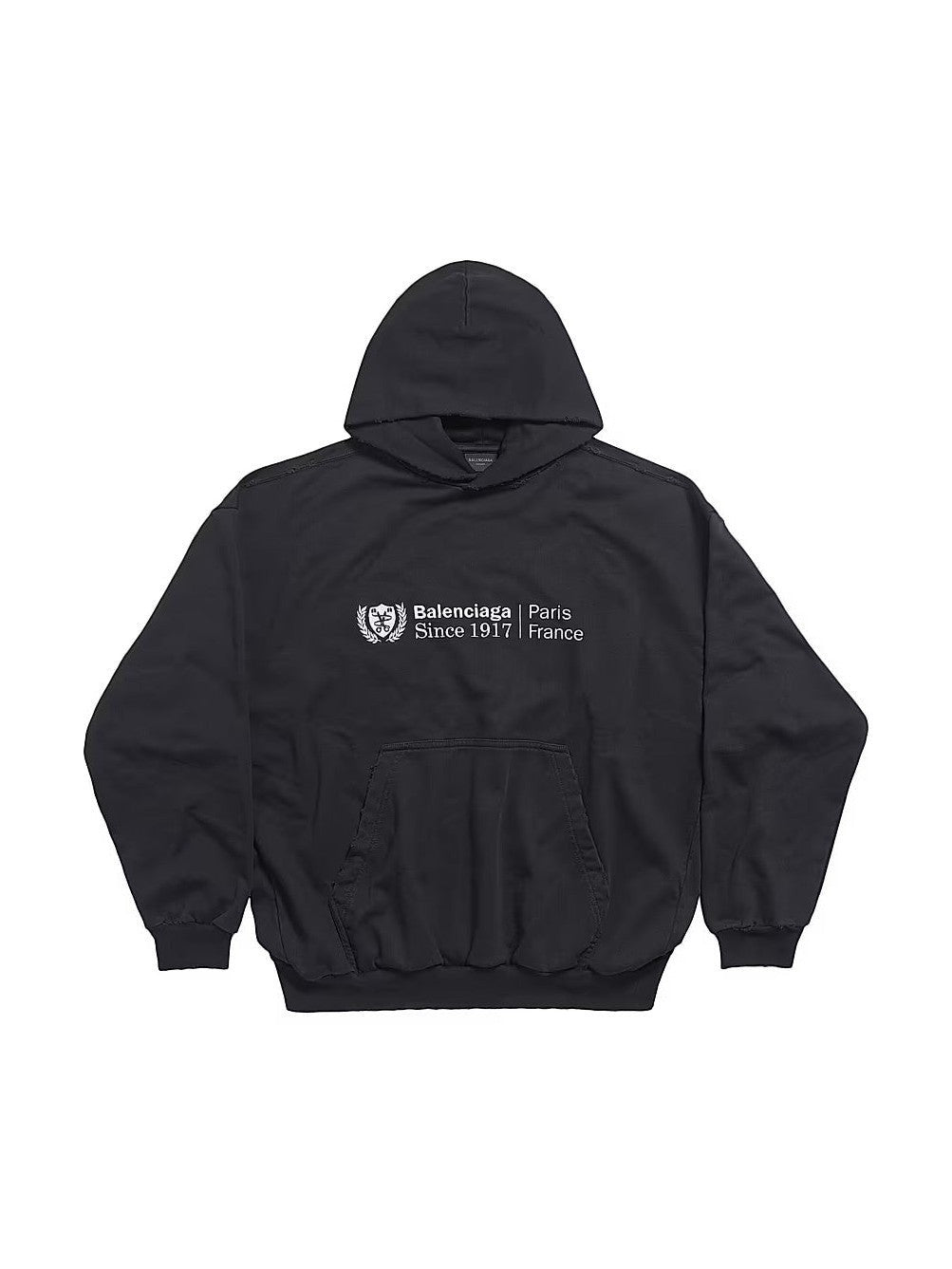 BALENCIAGA SINCE 1917 HOODIE BLACK