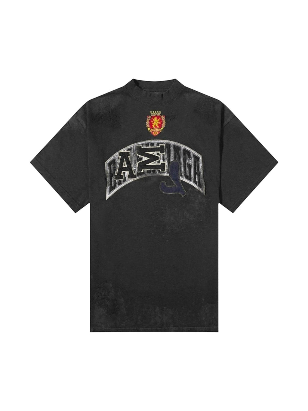 BALENCIAGA SKATER LOGO OVERSIZED T-SHIRT BLACK