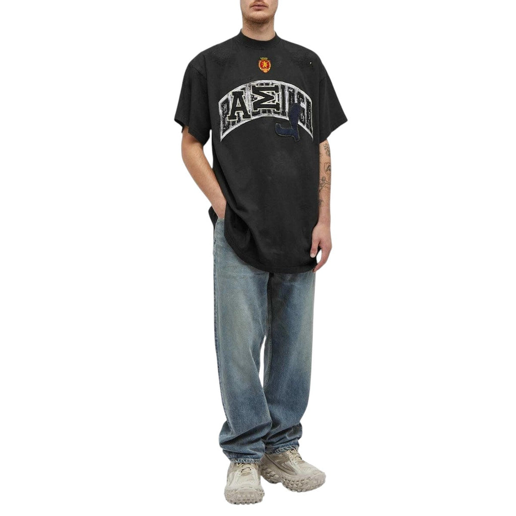 BALENCIAGA SKATER LOGO OVERSIZED T-SHIRT BLACK