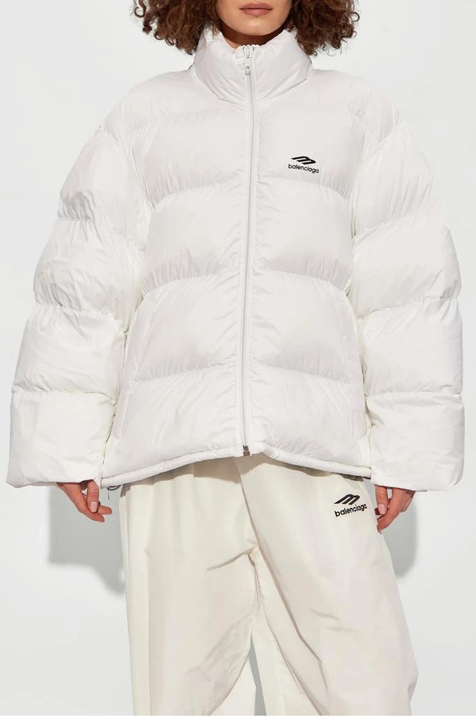 BALENCIAGA SKIWEAR DOWN OVERSIZE JACKET WHITE