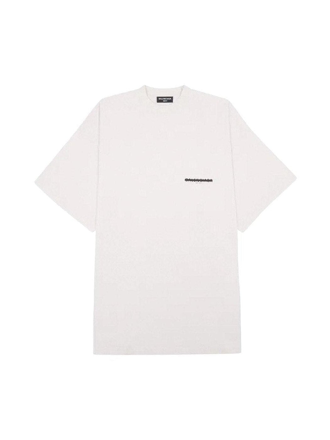 BALENCIAGA STRIKE 1917 OVERSIZED TEE WHITE BALENCIAGA The Hype Company