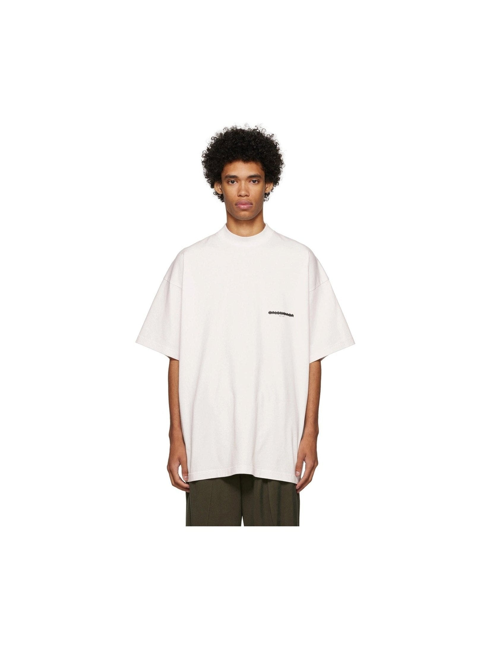 BALENCIAGA STRIKE 1917 OVERSIZED TEE WHITE BALENCIAGA The Hype Company