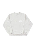 BALENCIAGA STRIKER LOGO WHITE CREWNECK BALENCIAGA The Hype Company