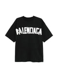 BALENCIAGA TAPE BLACK T SHIRT