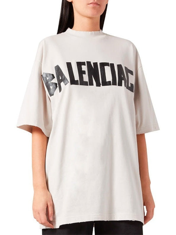 BALENCIAGA TAPE SHIRT WHITE BALENCIAGA The Hype Company