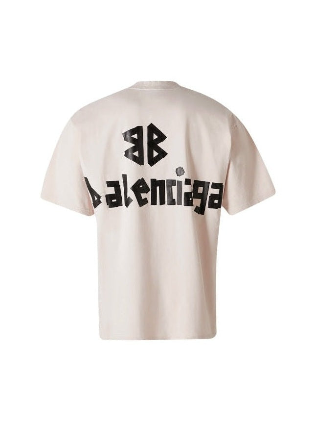 BALENCIAGA TAPE SHIRT WHITE BALENCIAGA The Hype Company