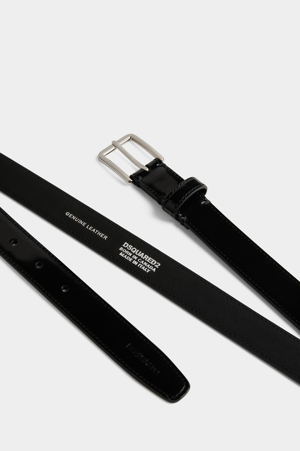 DSQUARED2 D2 CLASSIC BUCKLE BELT BLACK — vista 4