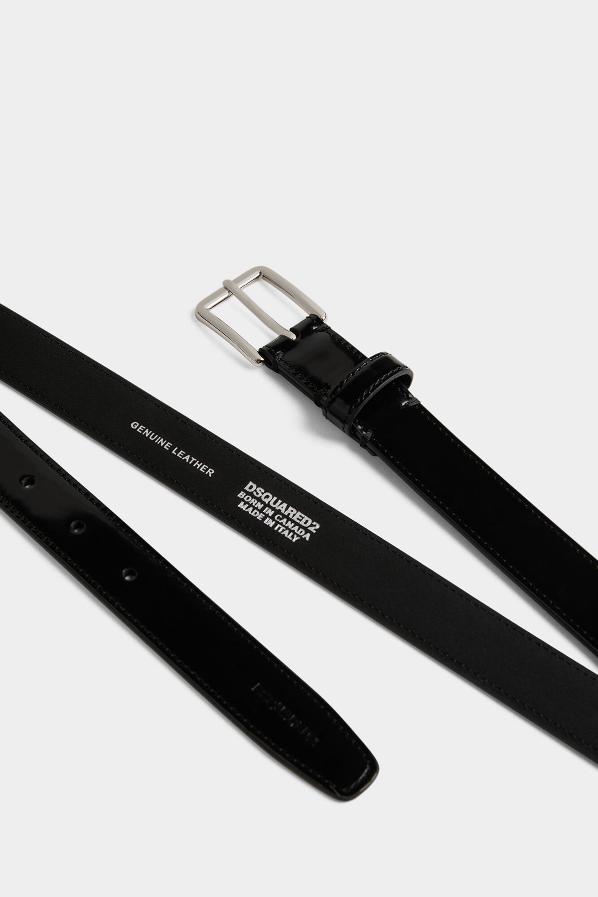 DSQUARED2 D2 CLASSIC BUCKLE BELT BLACK — vista 4