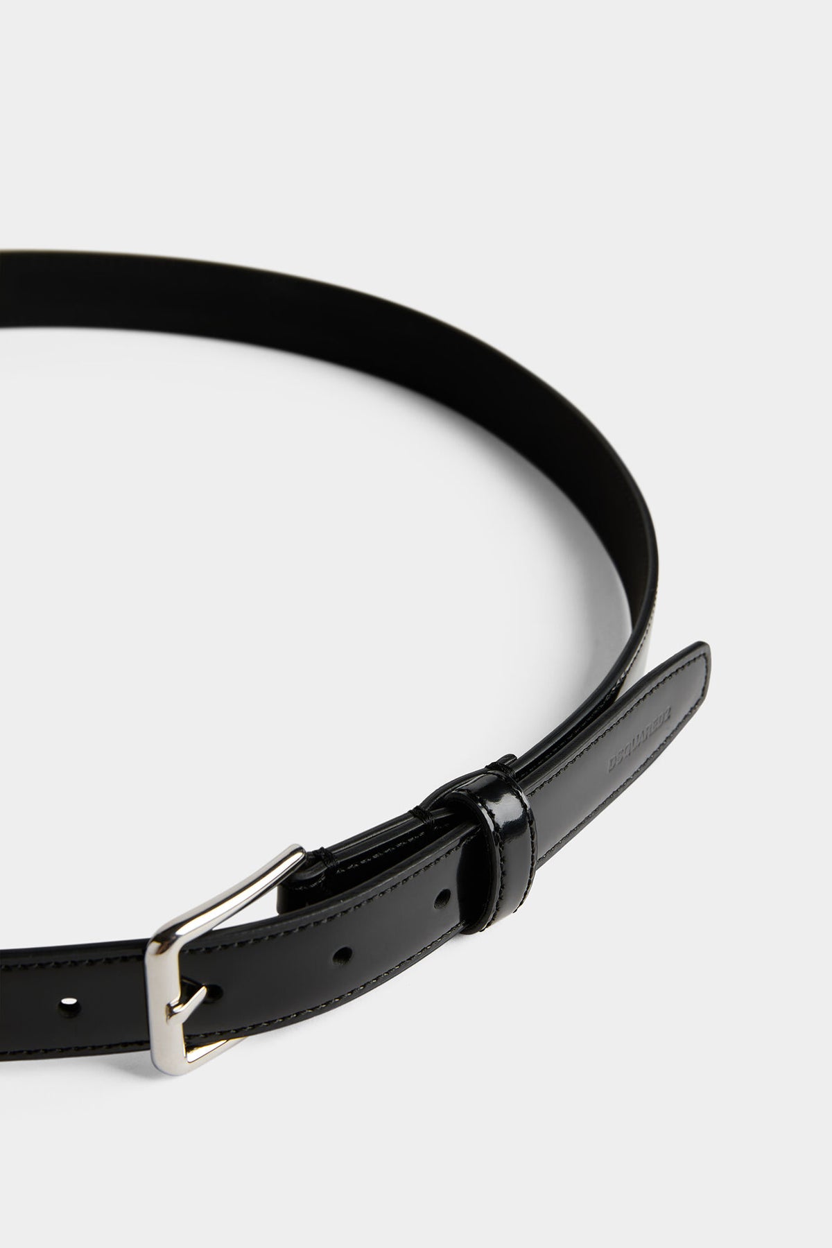 DSQUARED2 D2 CLASSIC BUCKLE BELT BLACK — vista 3