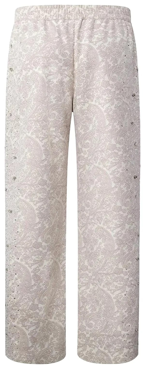 BIRTH OF ROYAL CHILD CASHEW BLOSSOM PEARL-EMBELLISHED SWEATPANTS