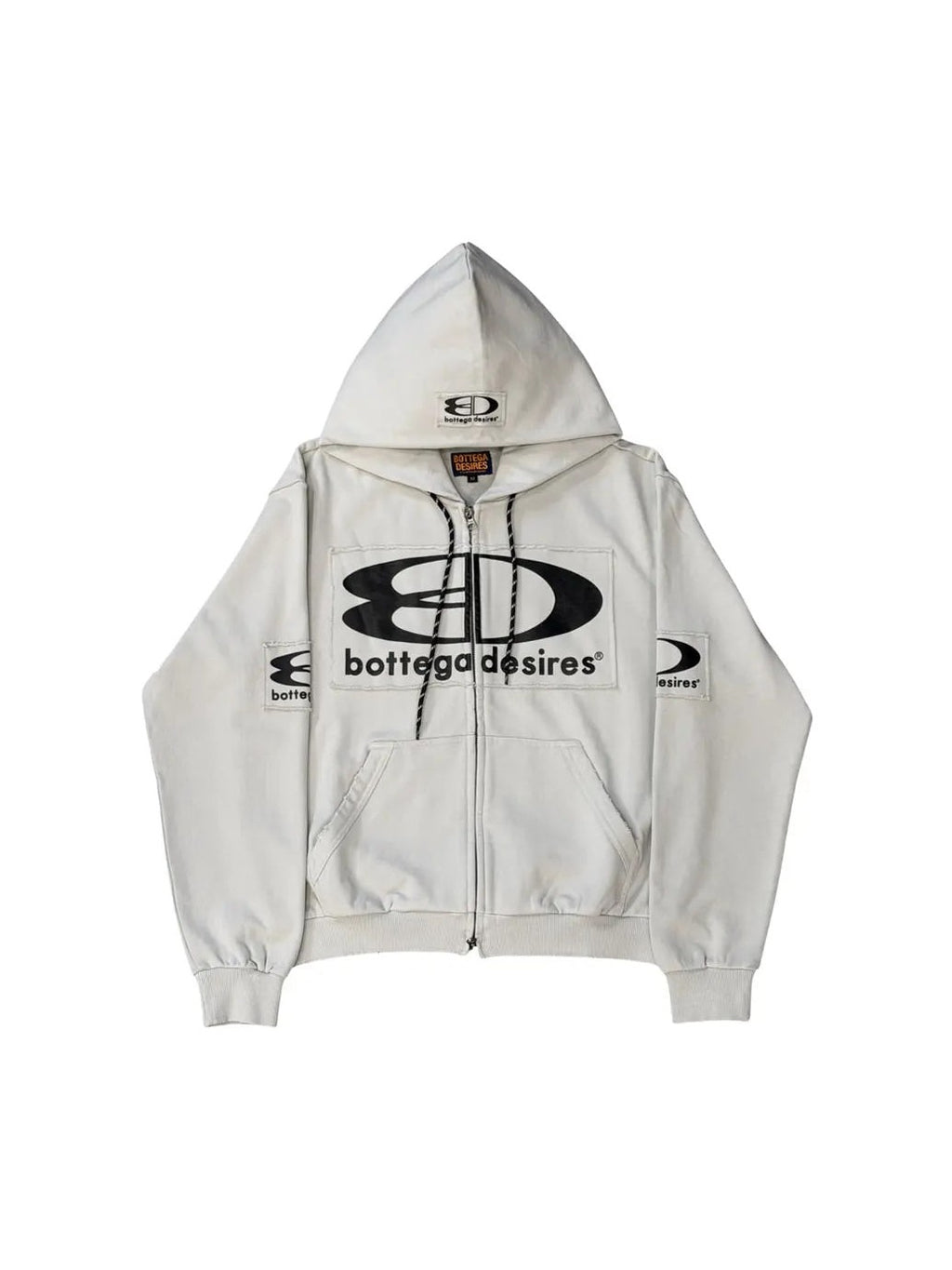 BOTTEGA DESIRES GREY TECH HOODIE