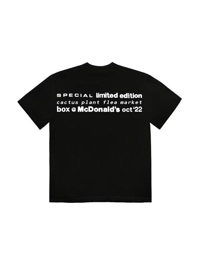 CACTUS PLANT FLEA MARKET MCDONALDS CACTUS BUDDY & FRIENDS TEE BLACK CPFM The Hype Company