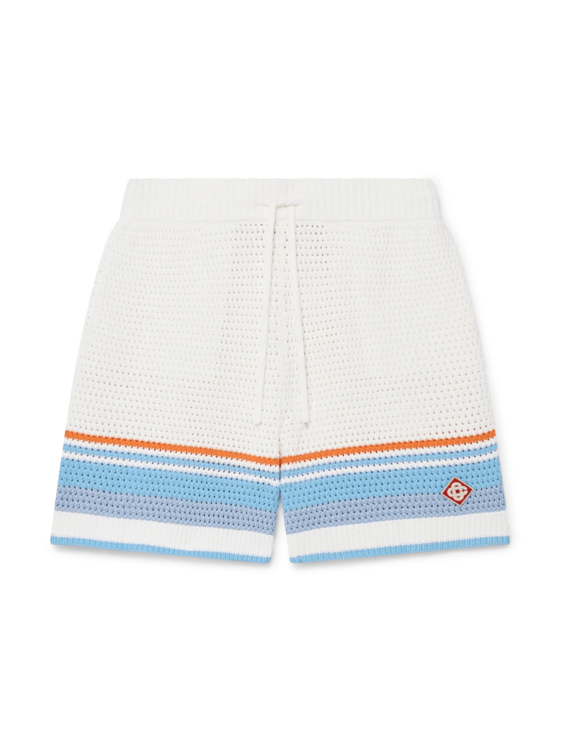 CASA BLANCA TENNIS CROCHET SHORTS WHITE BUE