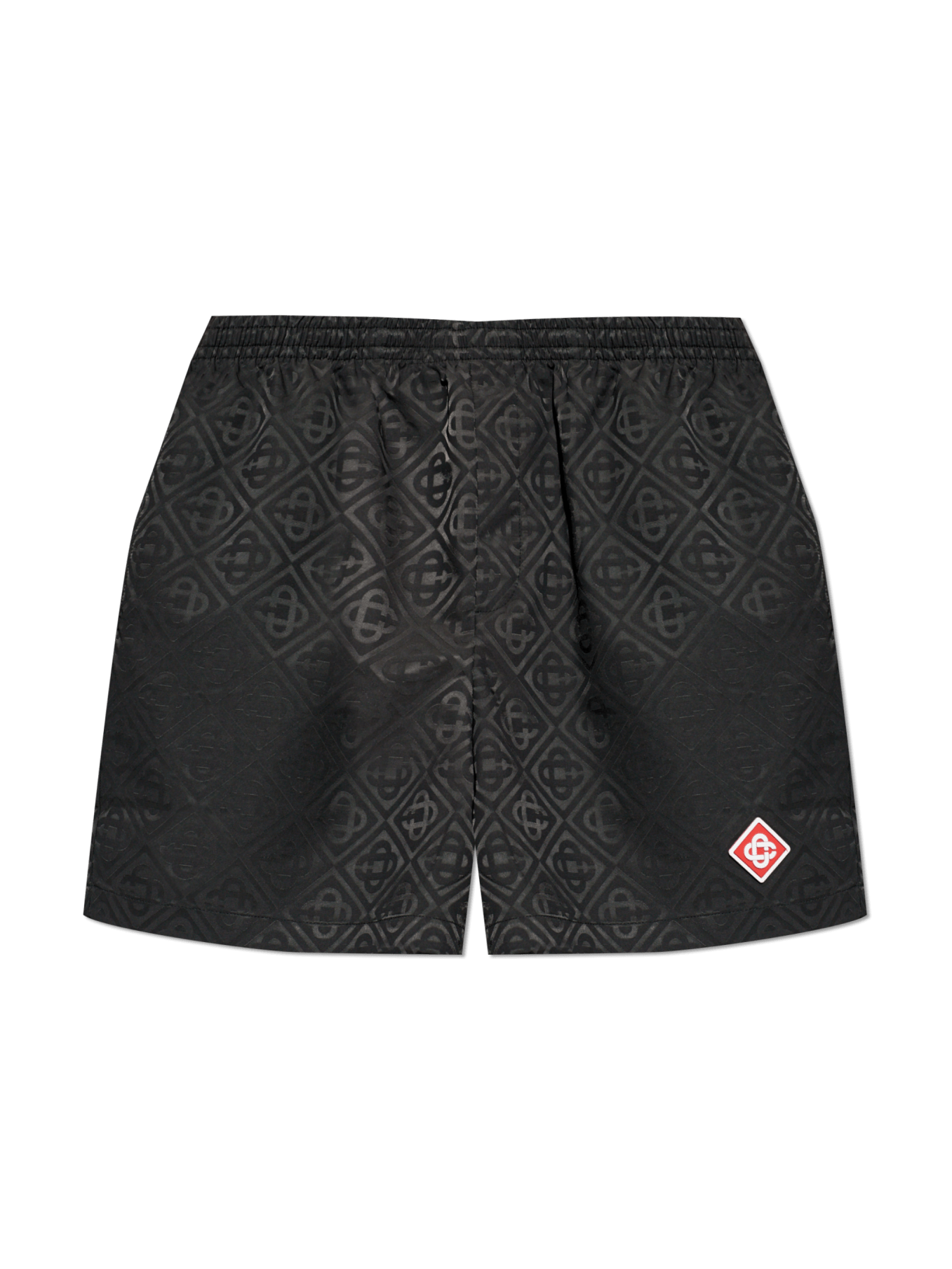 CASABLANCA BLACK MONOGRAM SWIMSHORT