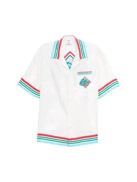 CASABLANCA CASA WAY SHORT SLEEVE SILK SHIRT CASABLANCA The Hype Company