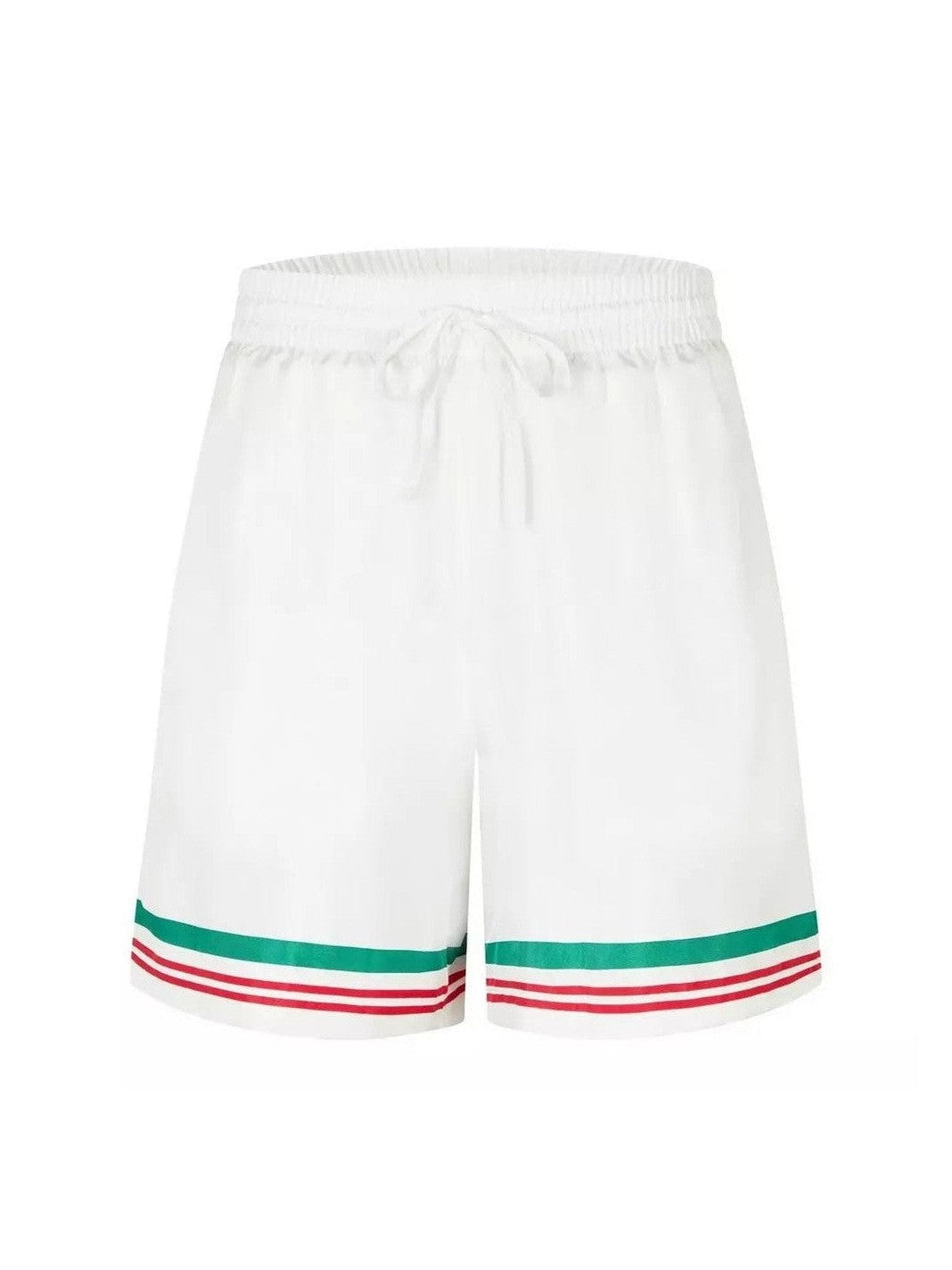 CASABLANCA CASA WAY SILK SHORT WHITE