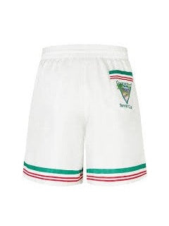 CASABLANCA CASA WAY SILK SHORT WHITE