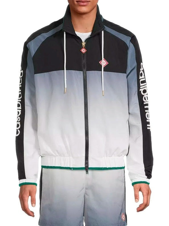 CASABLANCA GRADIENT JACKET WHITE GREY CASABLANCA The Hype Company