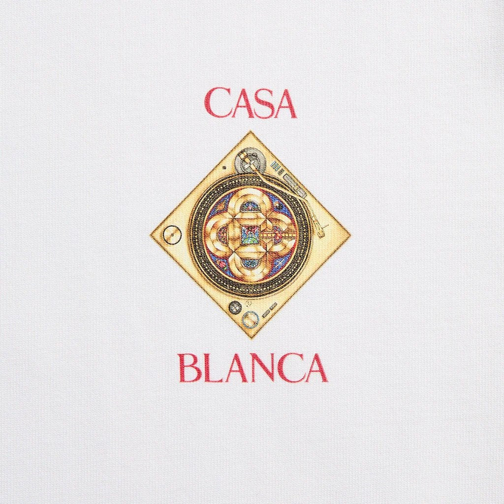 CASABLANCA ORNE DE MUSIQUE T-SHIRT WHITE