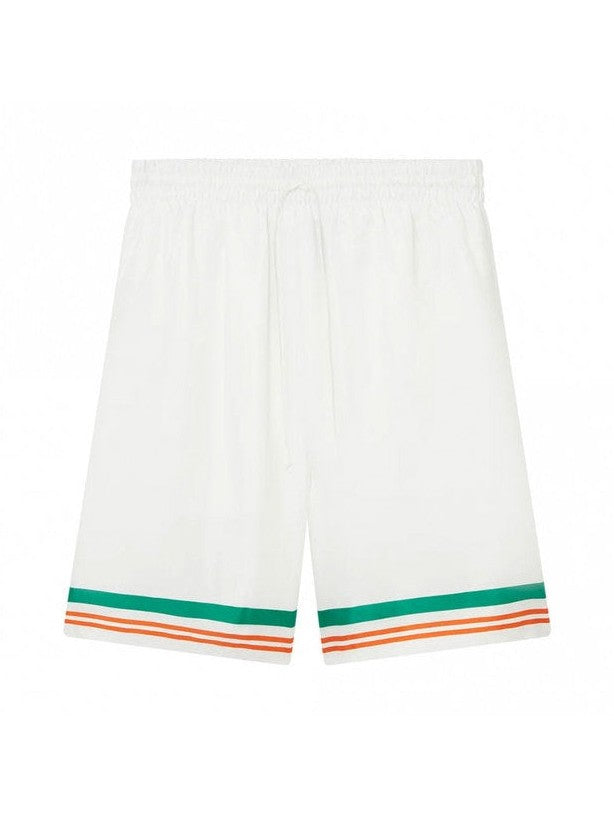 CASABLANCA TENNIS CLUB SILK SHORT