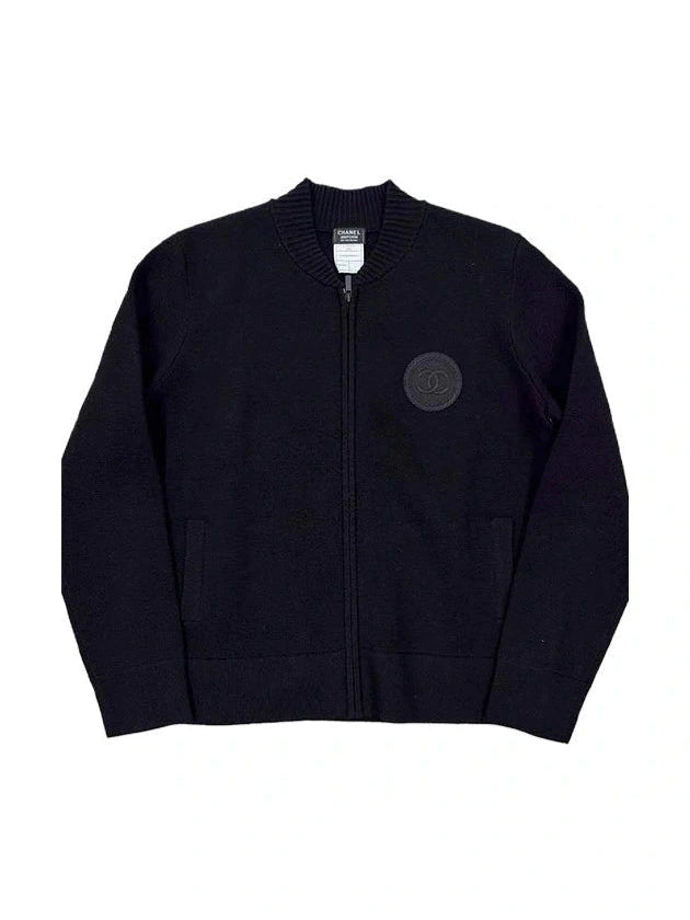 CHANEL DOUBLE C MINI LOGO BLACK JACKET CHANEL The Hype Company