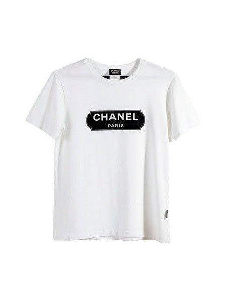 CHANEL PARIS WHITE TEE CHANEL The Hype Company