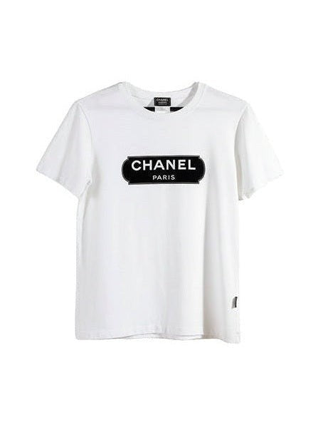 CHANEL PARIS WHITE TEE CHANEL The Hype Company