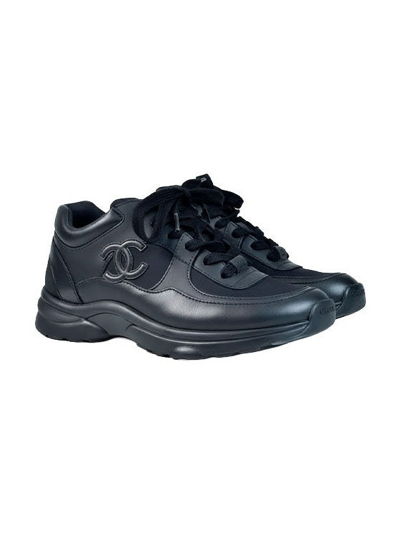 CHANEL RUNNERS TRIPLE BLACK SNEAKERS CHANEL The Hype Company
