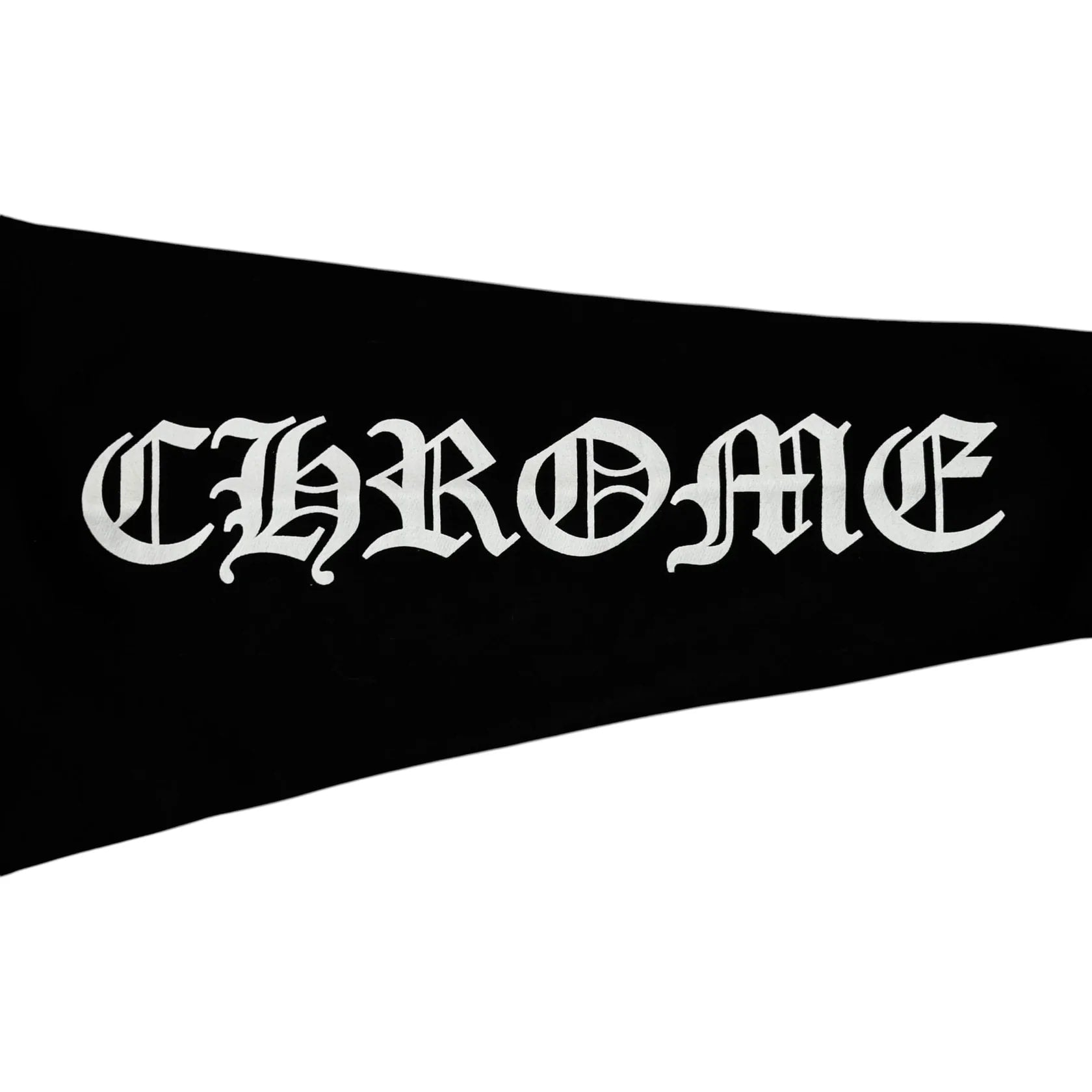 CHROME HEARTS NECK LOGO CREWNECK BLACK WHITE