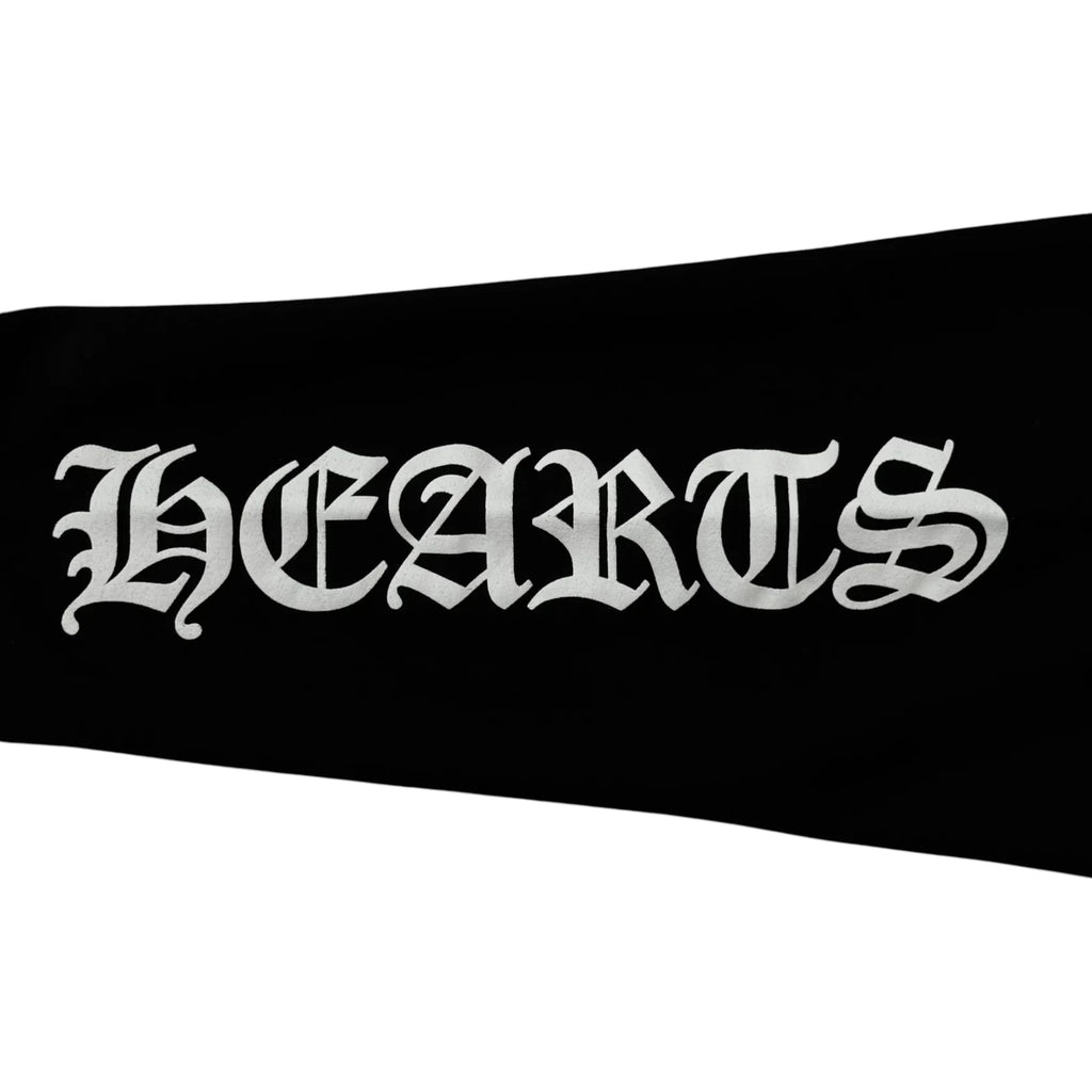 CHROME HEARTS NECK LOGO CREWNECK BLACK WHITE