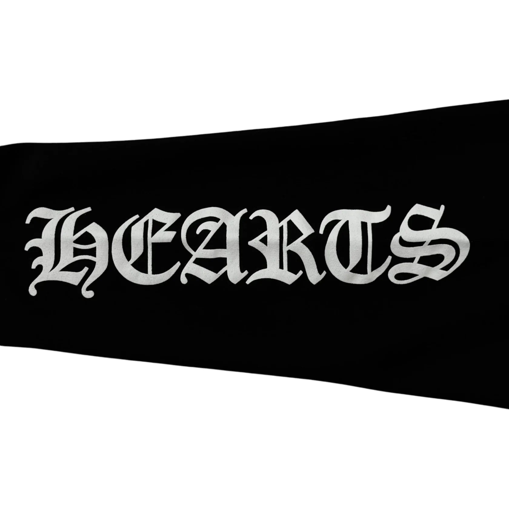 CHROME HEARTS NECK LOGO CREWNECK BLACK WHITE