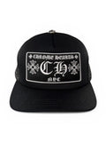 CHROME HEARTS NYC BLACK TRUCKER HAT