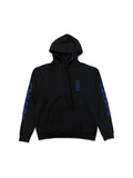 CHROME HEARTS VERTICAL LOGO HOODIE BLACK BLUE