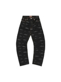 CORTEIZ BLACK DENIM ALCATRAZ PATTERN CORTEIZ The Hype Company