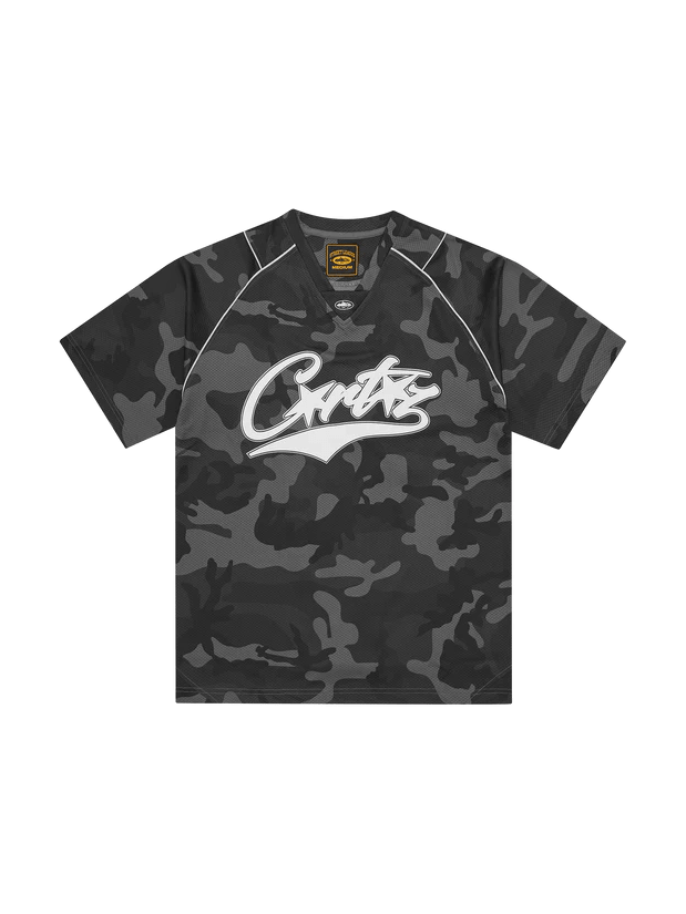 CORTEIZ BTR PRACTICE TOP BLACK CAMO