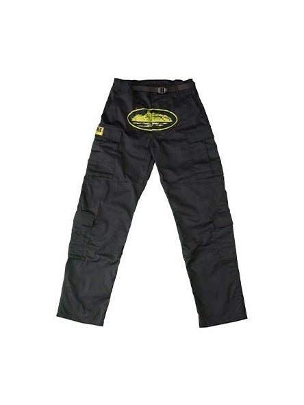 CORTEIZ CARGO PANT BLACK YELLOW CORTEIZ The Hype Company