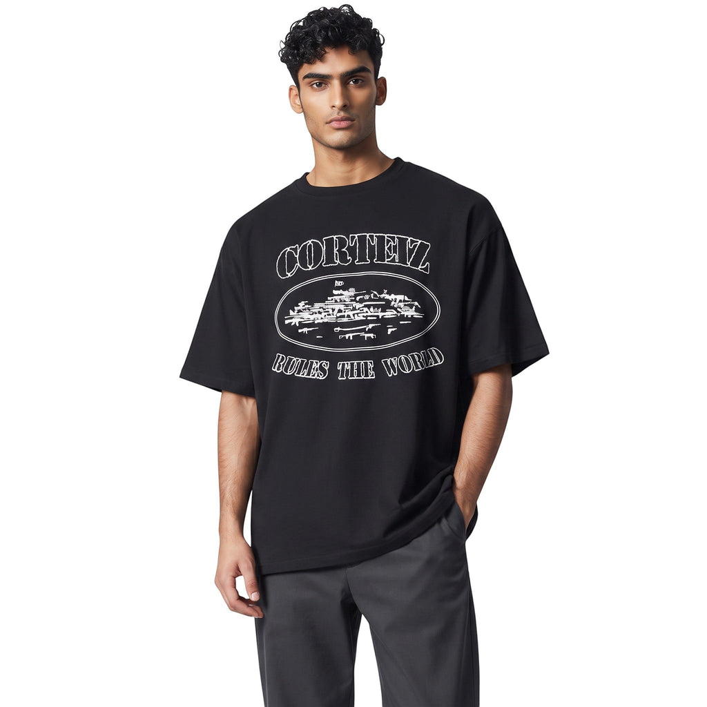 CORTEIZ OG ARTILLERY T SHIRT BLACK