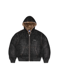 CORTEIZ OLD ENGLISH CAMO WORK JACKET BLACK WASHED