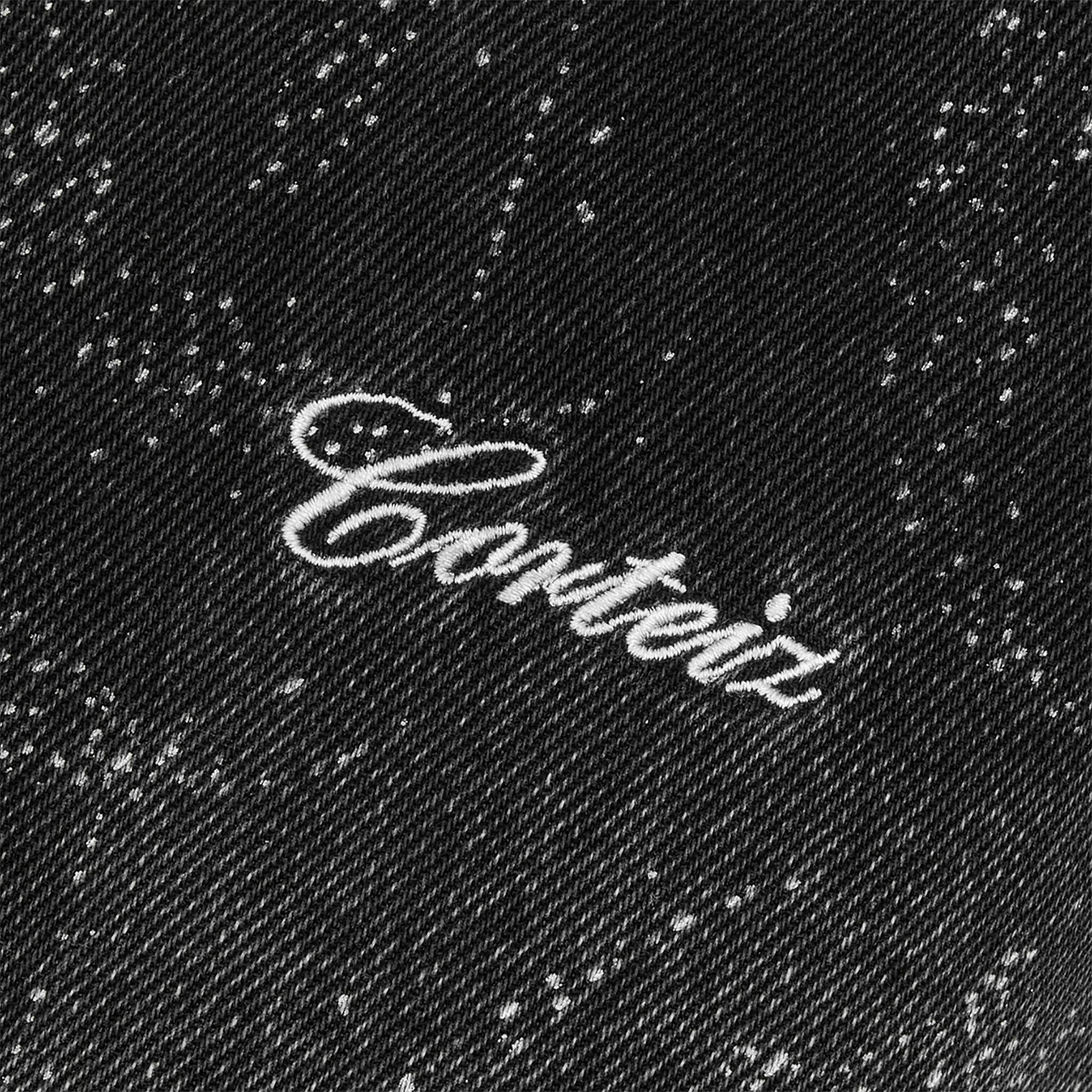 CORTEIZ OLD ENGLISH CAMO WORK JACKET BLACK WASHED