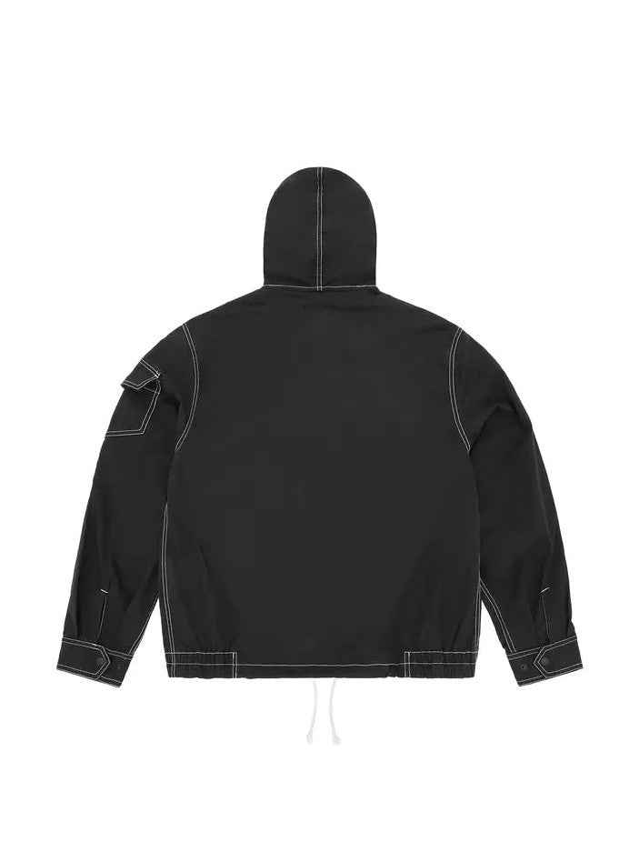 CORTEIZ SHIELD CREST TWILL JACKET BLACK