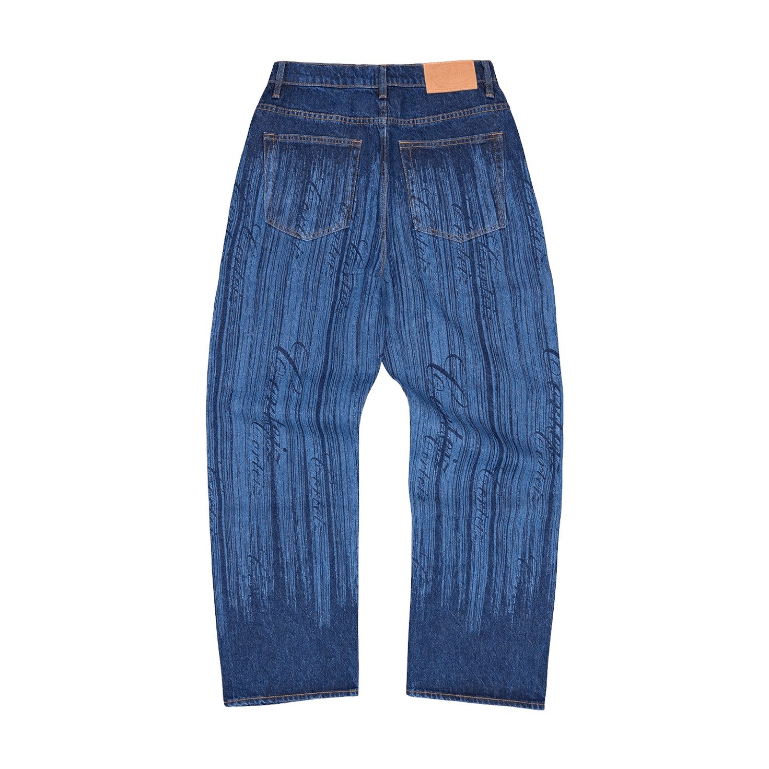 CORTEIZ STRIKE BAGGY JEANS DARK WASH