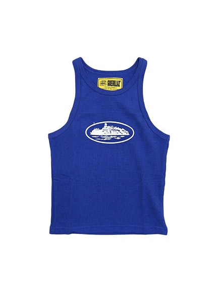 CORTEIZ WOMENS TANK TOP BLUE WHITE CORTEIZ The Hype Company