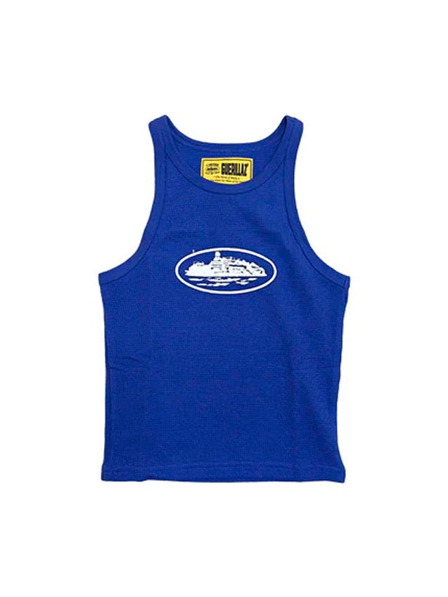 CORTEIZ WOMENS TANK TOP BLUE WHITE CORTEIZ The Hype Company