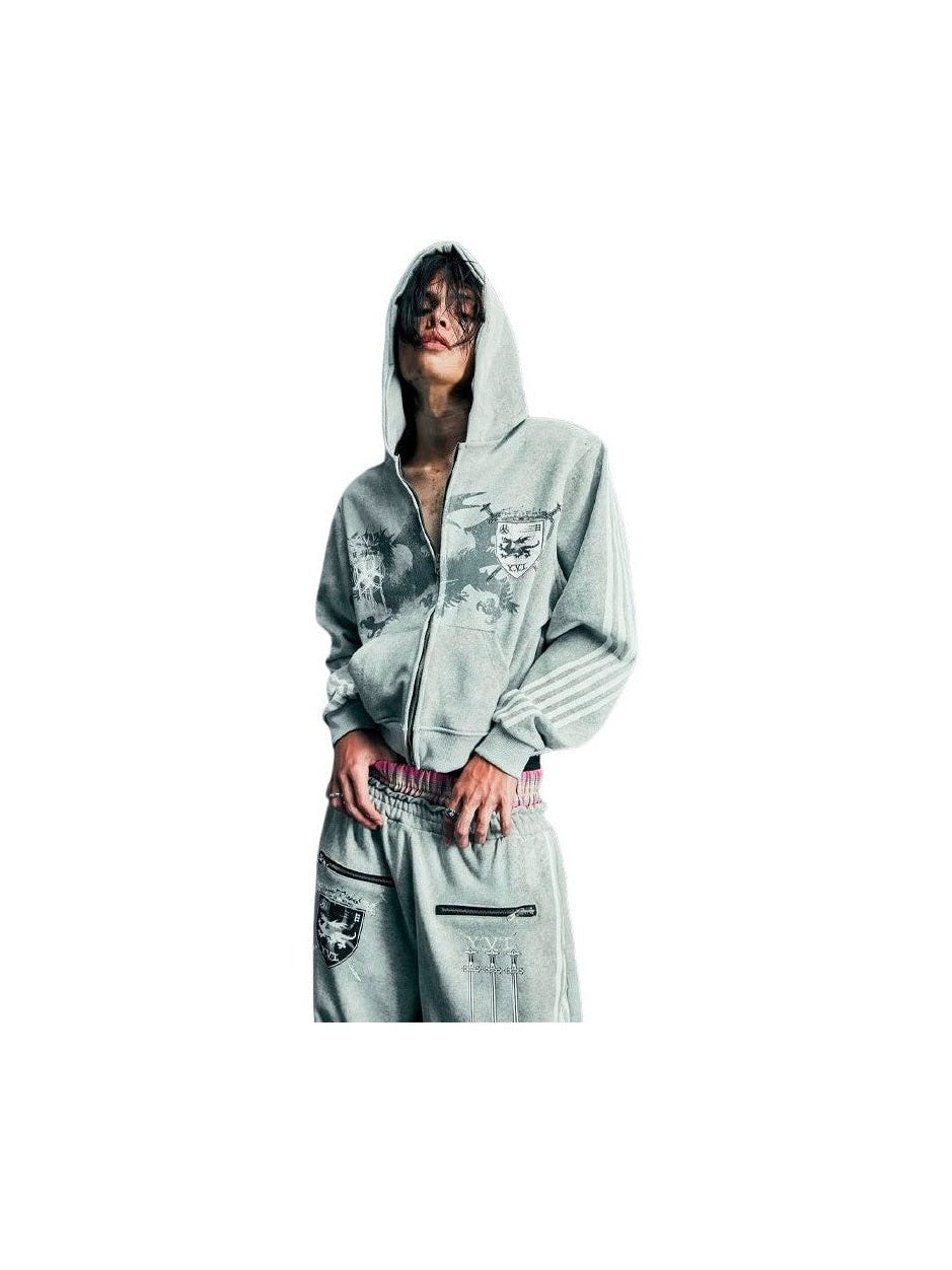 COZY ROYAL KINGTH CLUB WAXED JACKET GREY COZY The Hype Company