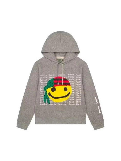 DENIM TEARS CACTUS PLANT FLEA MARKET CACTUS HOODIE GREY DENIM TEARS The Hype Company