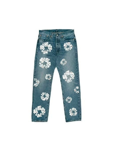 DENIM TEARS GEMSTONE BLUE JEANS DENIM TEARS The Hype Company